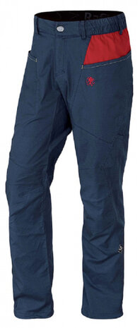 klimbroek Crag heren katoen marineblauw maat XS