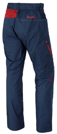 klimbroek Crag heren katoen marineblauw maat XS