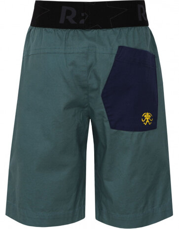 klimshort Rumney junior katoen groen maat 140