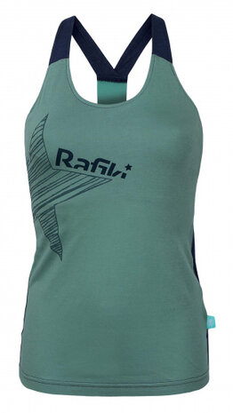 tanktop Vibe II dames katoen groen maat 34