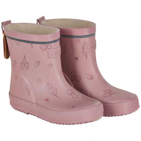regenlaarzen Wellies junior rubber roze maat 24