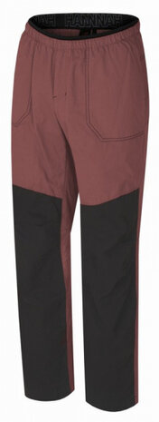 outdoorbroek Blog heren katoen bruin/zwart maat S