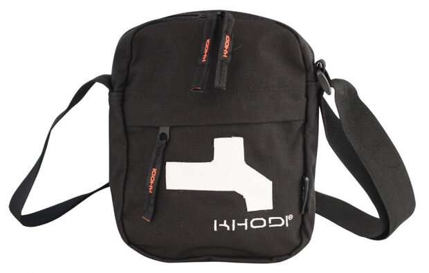 crossbodytas Indy 20 x 15 cm polyester zwart/wit