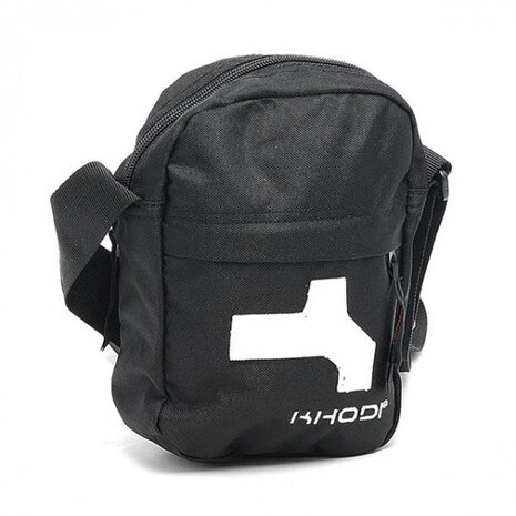crossbodytas Indy 20 x 15 cm polyester zwart/wit