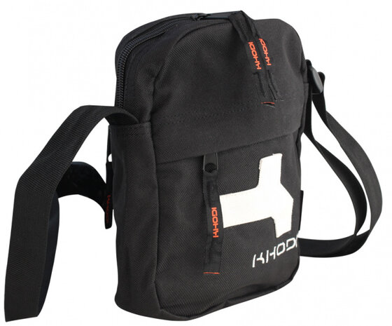crossbodytas Indy 20 x 15 cm polyester zwart/wit