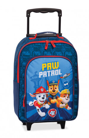 handbagagetrolley Paw Patrol 24 liter softcase blauw
