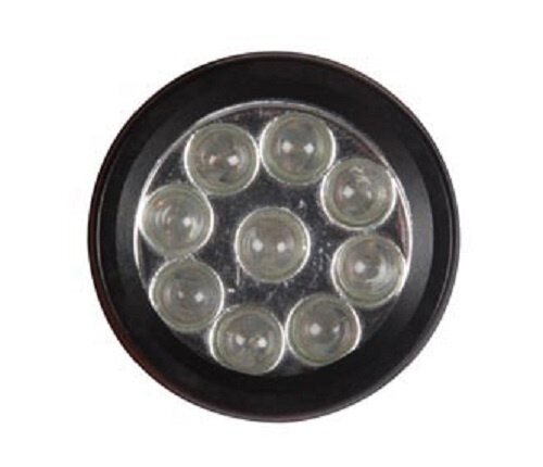 zaklamp led 9,5 x 2,8 cm zwart/blauw