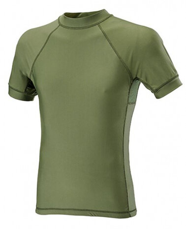 outdoorshirt Manica heren lycra/mesh groen maat M
