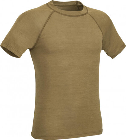 T-shirt Winter heren merinowol bruin maat S