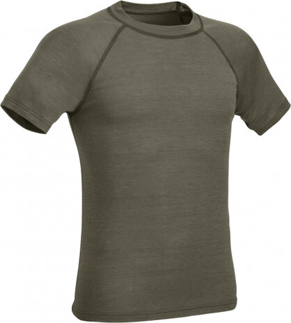 T-shirt Winter heren merinowol groen maat XXL