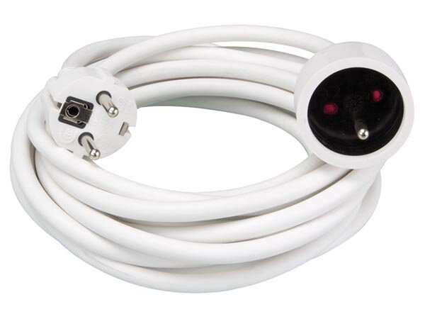 verlengkabel 3G1.5 3500 W 5 meter wit