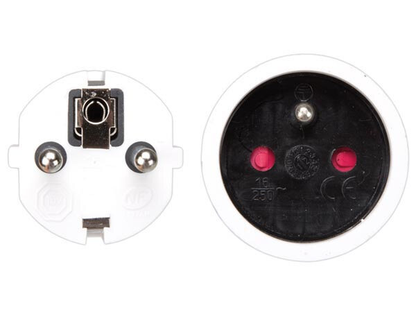 verlengkabel 3G1.5 3500 W 5 meter wit