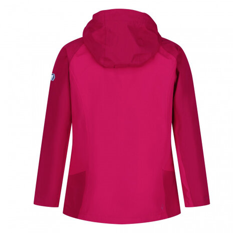 regenjas Caliami IV dames polyester roze/rood maat 34