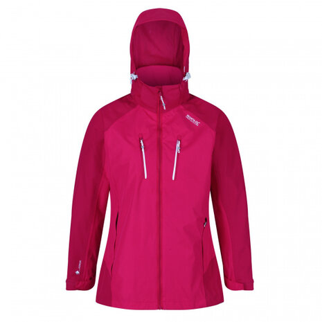regenjas Caliami IV dames polyester roze/rood maat 42