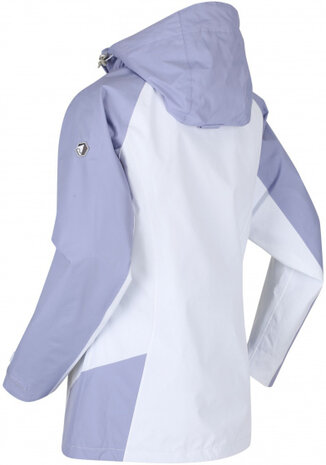 regenjas Caliami IV dames polyester lila/wit maat 34