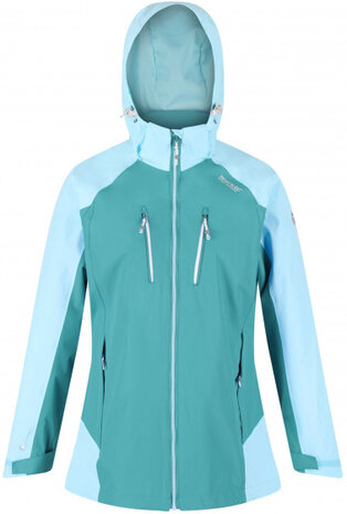 regenjas Caliami IV dames polyester turquoise maat 34