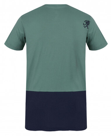 t-shirt Rafiki heren modal/cotton groen/blauw maat L