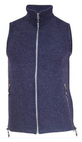 bodywarmer Dante heren wol donkerblauw maat L