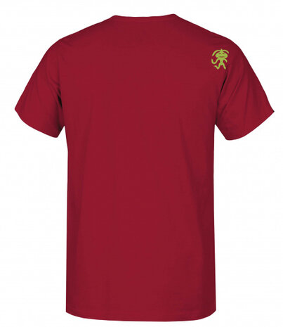 t-shirt Rafiki heren 100% biologisch katoen rood maat M