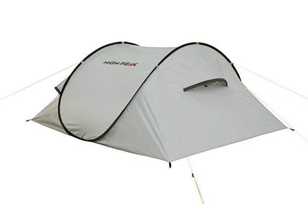pop-up tent Boston 3-persoons 250 x 180 x 90 cm grijs