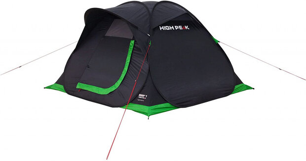 pop-up tent Hyperdome 3-persoons 210 x 130 cm zwart