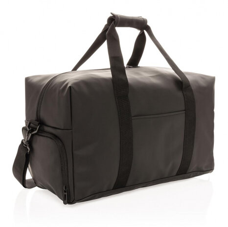 weekendtas Smooth 30 liter polyurethaan zwart