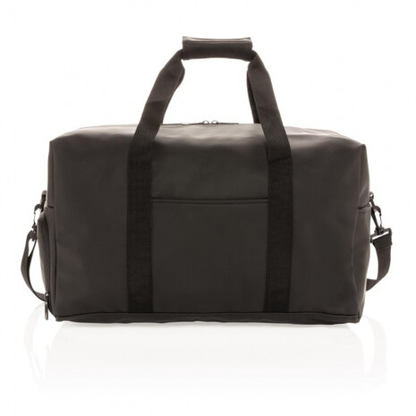 weekendtas Smooth 30 liter polyurethaan zwart