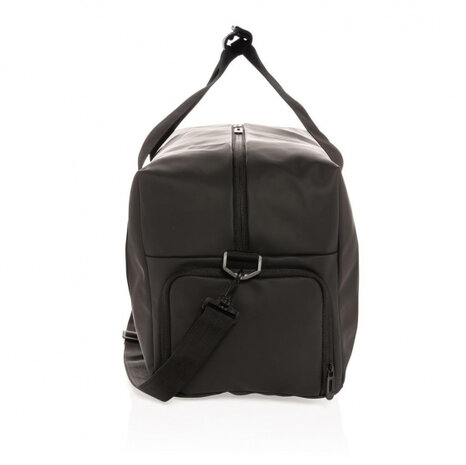 weekendtas Smooth 30 liter polyurethaan zwart
