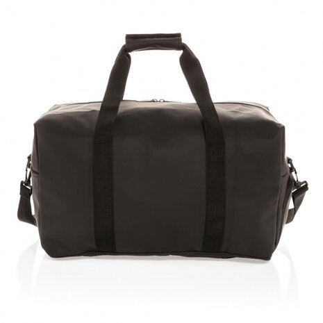 weekendtas Smooth 30 liter polyurethaan zwart