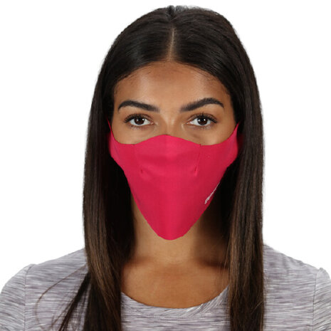 mondkapje polyester roze one-size