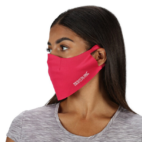 mondkapje polyester roze one-size