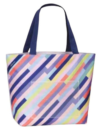 strandtas 38 x 40 cm polyester paars