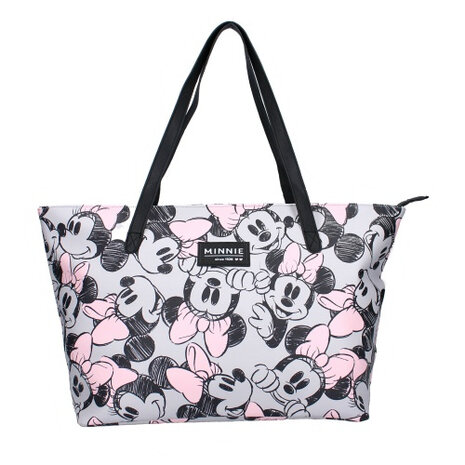 reistas Minnie Mouse junior 33 L polyurethaan zwart/wit