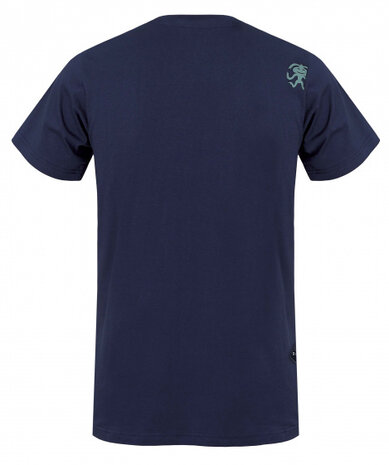 t-shirt Rafiki heren 100% biologisch katoen blauw maat L