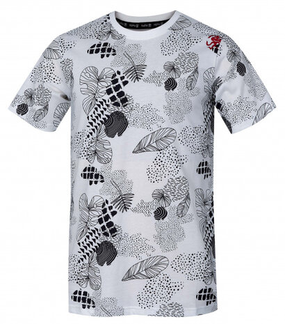 t-shirt Rafiki heren 100% biologisch katoen wit maat XL