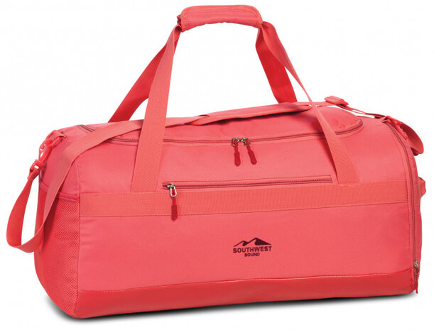 weekendtas Budget 46 liter polyester donkerroze