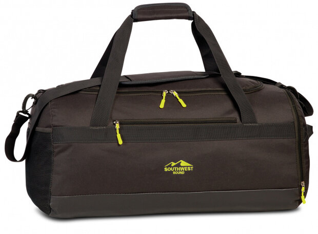 weekendtas Budget 46 liter polyester donkergrijs