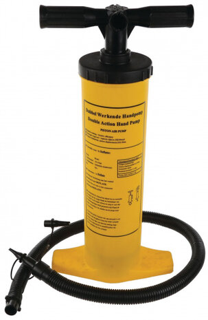 handpomp dubbelwerkend 5 liter polypropyleen geel