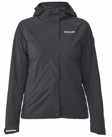 regenjas Biscaya EVO W dames polyester zwart maat XL