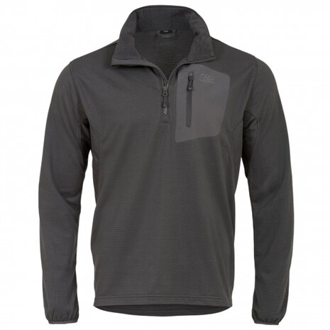 outdoorvest Hirta heren fleece donkergrijs maat XL