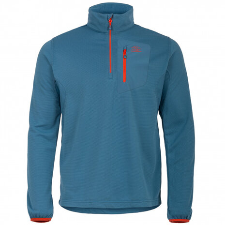 outdoorvest Hirta heren fleece staalblauw maat L
