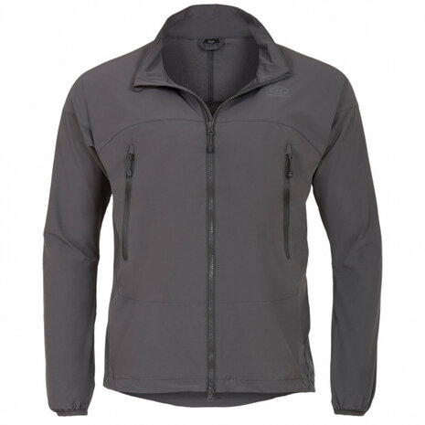 outdoorvest Hirta heren nylon donkergrijs maat S