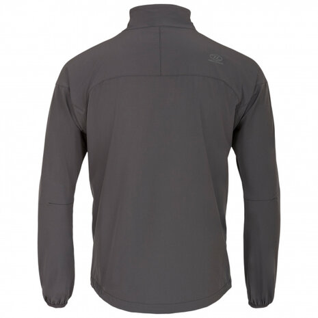 outdoorvest Hirta heren nylon donkergrijs maat S