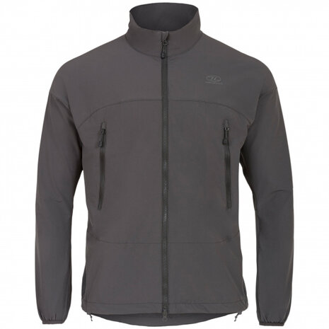 outdoorvest Hirta heren nylon donkergrijs maat XS