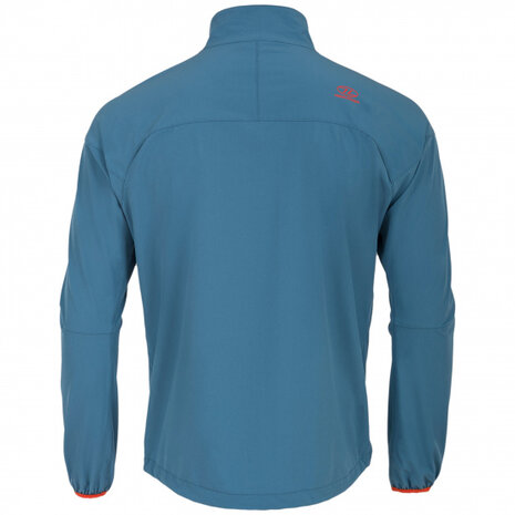 outdoorvest Hirta heren nylon staalblauw maat L