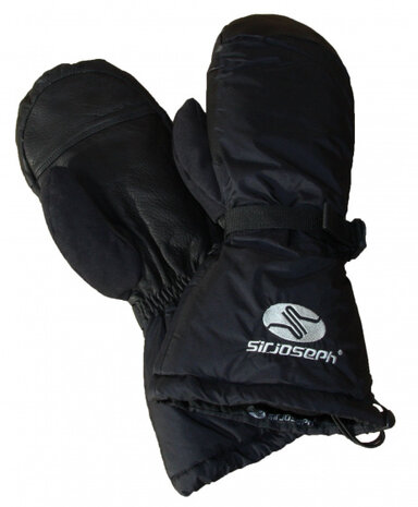 wanten Mitts 8000 polyester/polyurethaan zwart maat L