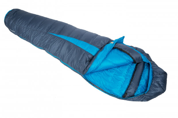 slaapzak Paine 600 190 cm nylon navy/turquoise