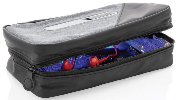 desinfectie etui 11,5x7x21,5cm polyester grijs