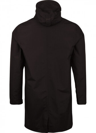 regenjas Trench heren polyamide zwart maat L