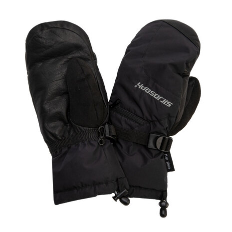 skihandschoenen Mitts 4000 polyester zwart maat S